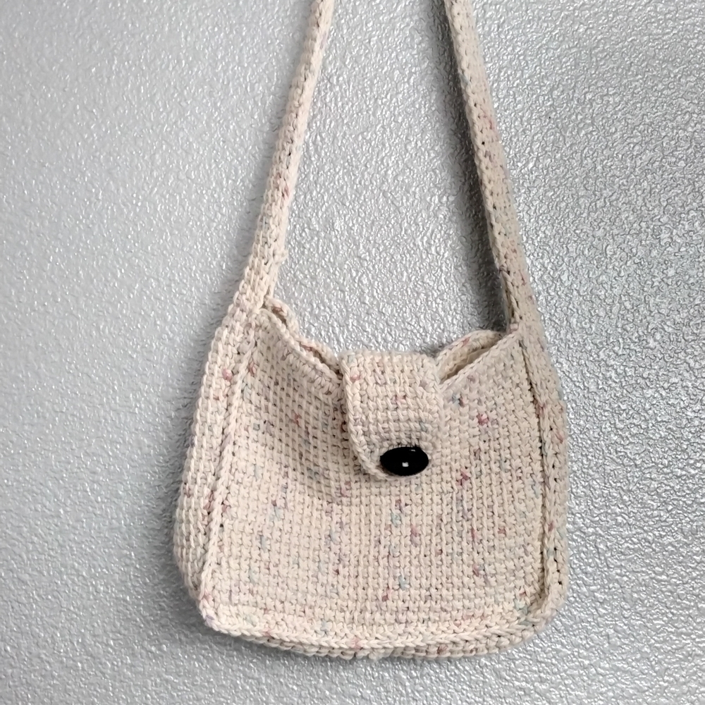 Multi Colored Handmade Crochet Bag